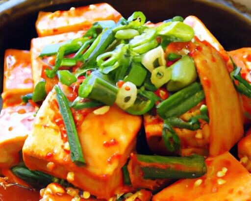 Savor Korean Dubu Kimchi: Tofu Meets Spicy Stir-Fry Delight