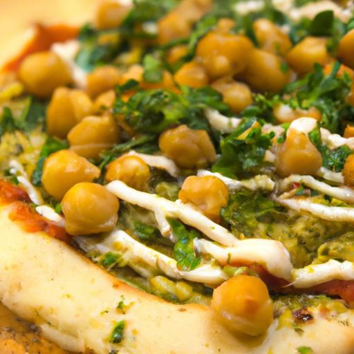 Wholesome Vegan Chickpea & Spinach Pizza: A Nutritious Twist