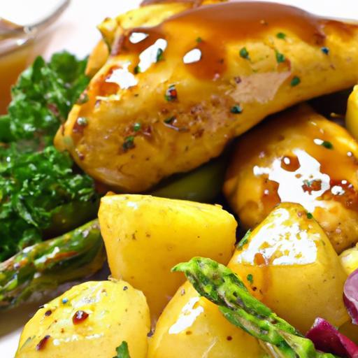 Sweet & Savory Sheet Pan Honey Mustard Chicken Feast