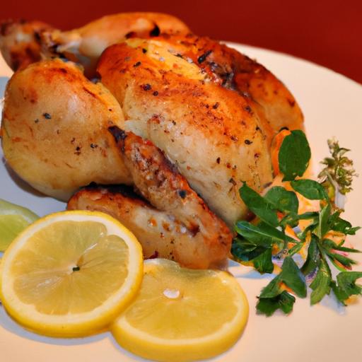 Zesty Lemon Herb Roasted Chicken: A Flavorful Classic