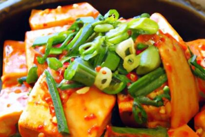 Savor Korean Dubu Kimchi: Tofu Meets Spicy Stir-Fry Delight