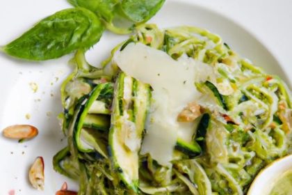 Creamy Avocado Pesto Zucchini Noodles: Fresh Summer Eats