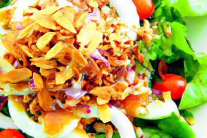 Crisp Thai Crunch Salad with Luscious Creamy Peanut Dressing