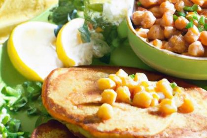 Wholesome Savory Chickpea Flour Pancakes: A Protein-Packed Delight