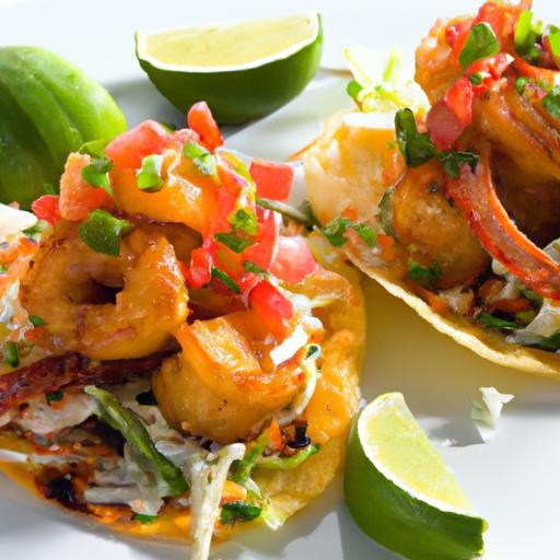 Crispy Sheet Pan Shrimp Tacos with Zesty Lime Slaw Delight