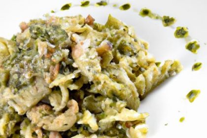 Indulge in Creamy Pesto Chicken Pasta: A Flavorful Classic