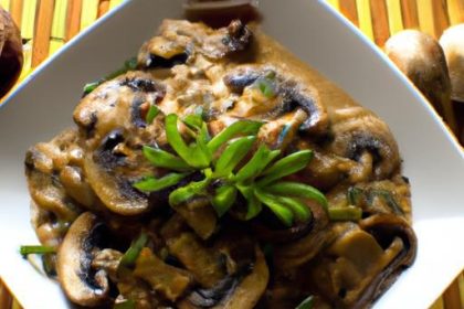 Creamy Mushroom Stroganoff: A Coconut Twist on Classic