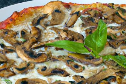 Savor the Flavor: White Garlic Mushroom Pizza Delight