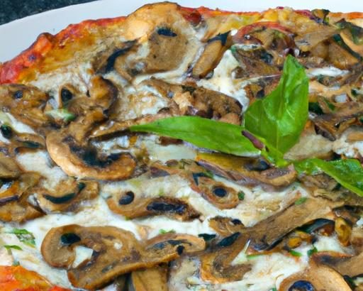 Savor the Flavor: White Garlic Mushroom Pizza Delight
