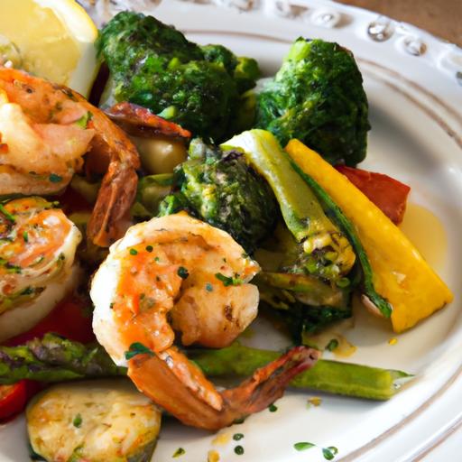 One-Pan Spicy Cajun Shrimp with Roasted Veggies Delight