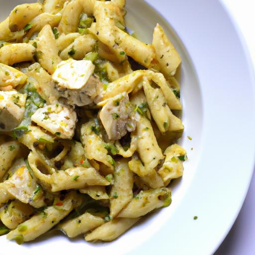 Indulge in ‍Creamy Pesto Chicken Pasta: A Flavorful Classic